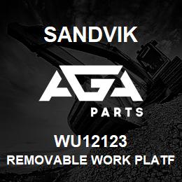 WU12123 Sandvik REMOVABLE WORK PLATFORM REV.1 | AGA Parts