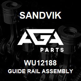 WU12188 Sandvik GUIDE RAIL ASSEMBLY REV.1 | AGA Parts