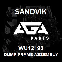 WU12193 Sandvik DUMP FRAME ASSEMBLY REV1 | AGA Parts