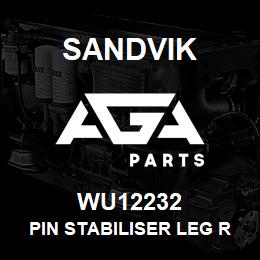 WU12232 Sandvik PIN STABILISER LEG REV.1 | AGA Parts