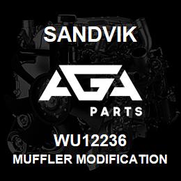 WU12236 Sandvik MUFFLER MODIFICATION | AGA Parts