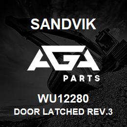 WU12280 Sandvik DOOR LATCHED REV.3 | AGA Parts