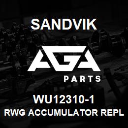 WU12310-1 Sandvik RWG ACCUMULATOR REPLACEMENT KI | AGA Parts