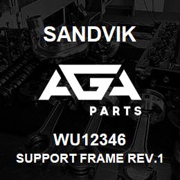 WU12346 Sandvik SUPPORT FRAME REV.1 | AGA Parts