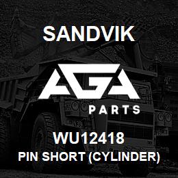 WU12418 Sandvik PIN SHORT (CYLINDER) | AGA Parts