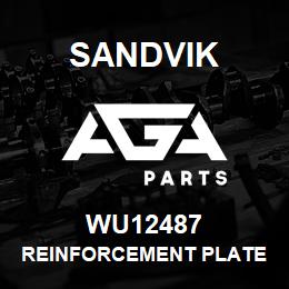 WU12487 Sandvik REINFORCEMENT PLATE REV 1 | AGA Parts