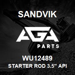 WU12489 Sandvik STARTER ROD 3.5" API BOX TP 2 7/8 IN. A | AGA Parts