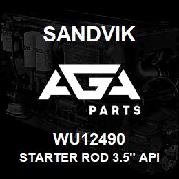 WU12490 Sandvik STARTER ROD 3.5" API BOX TO 2 3/8 IN. | AGA Parts