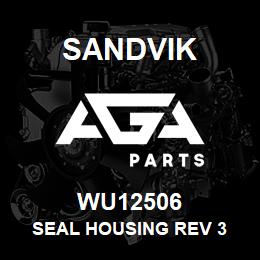 WU12506 Sandvik SEAL HOUSING REV 3 | AGA Parts