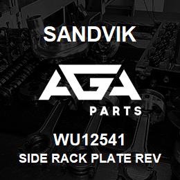 WU12541 Sandvik SIDE RACK PLATE REV C | AGA Parts