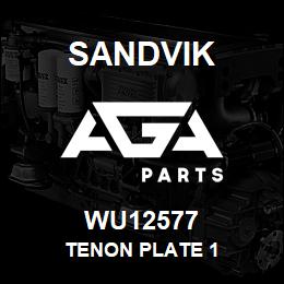 WU12577 Sandvik TENON PLATE 1 | AGA Parts