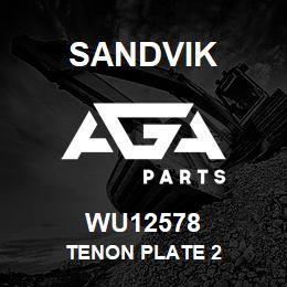 WU12578 Sandvik TENON PLATE 2 | AGA Parts