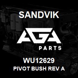 WU12629 Sandvik PIVOT BUSH REV A | AGA Parts