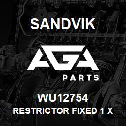 WU12754 Sandvik RESTRICTOR FIXED 1 X 4 REV 1 | AGA Parts