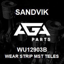 WU12903B Sandvik WEAR STRIP MST TELESCOPE | AGA Parts