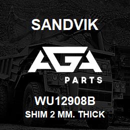 WU12908B Sandvik SHIM 2 MM. THICK | AGA Parts