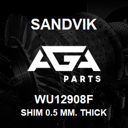 WU12908F Sandvik SHIM 0.5 MM. THICK | AGA Parts