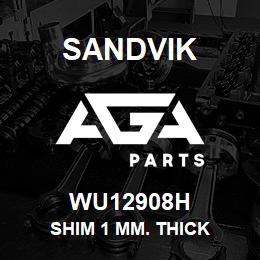 WU12908H Sandvik SHIM 1 MM. THICK | AGA Parts