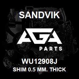 WU12908J Sandvik SHIM 0.5 MM. THICK | AGA Parts