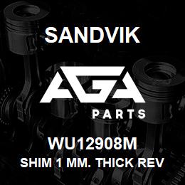 WU12908M Sandvik SHIM 1 MM. THICK REV 1 | AGA Parts