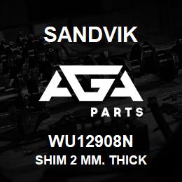 WU12908N Sandvik SHIM 2 MM. THICK | AGA Parts