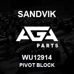 WU12914 Sandvik PIVOT BLOCK | AGA Parts