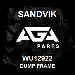 WU12922 Sandvik DUMP FRAME | AGA Parts