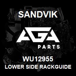 WU12955 Sandvik LOWER SIDE RACKGUIDE REV.1 | AGA Parts