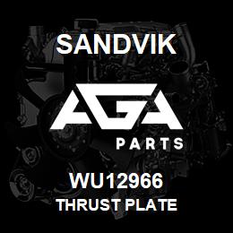 WU12966 Sandvik THRUST PLATE | AGA Parts