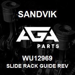 WU12969 Sandvik SLIDE RACK GUIDE REV.C | AGA Parts