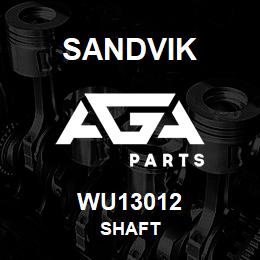 WU13012 Sandvik SHAFT | AGA Parts