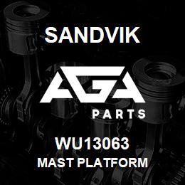 WU13063 Sandvik MAST PLATFORM | AGA Parts