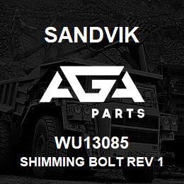 WU13085 Sandvik SHIMMING BOLT REV 1 | AGA Parts