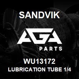 WU13172 Sandvik LUBRICATION TUBE 1/4 IN. | AGA Parts