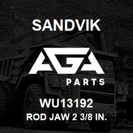 WU13192 Sandvik ROD JAW 2 3/8 IN. | AGA Parts