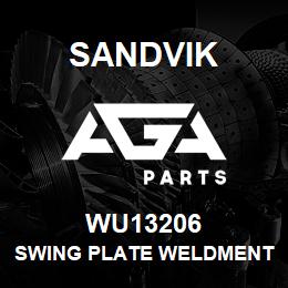 WU13206 Sandvik SWING PLATE WELDMENT REV C | AGA Parts