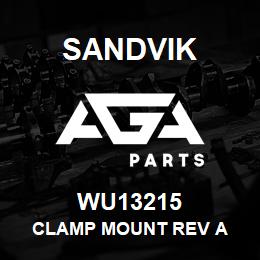 WU13215 Sandvik CLAMP MOUNT REV A | AGA Parts