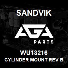 WU13216 Sandvik CYLINDER MOUNT REV B | AGA Parts