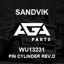 WU13231 Sandvik PIN CYLINDER REV.D | AGA Parts