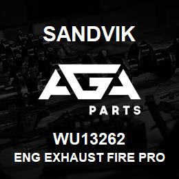 WU13262 Sandvik ENG EXHAUST FIRE PROTECT MANIFOLD | AGA Parts