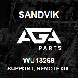 WU13269 Sandvik SUPPORT, REMOTE OIL | AGA Parts