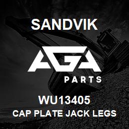 WU13405 Sandvik CAP PLATE JACK LEGS REV G | AGA Parts