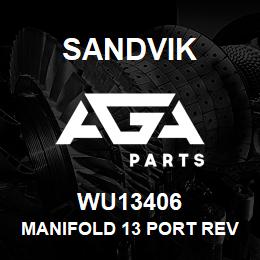 WU13406 Sandvik MANIFOLD 13 PORT REV.3 | AGA Parts