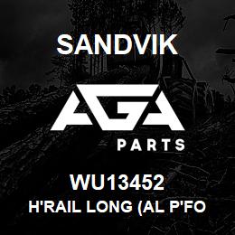 WU13452 Sandvik H'RAIL LONG (AL P'FORM) REV B | AGA Parts