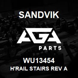 WU13454 Sandvik H'RAIL STAIRS REV A | AGA Parts