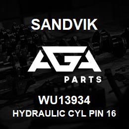 WU13934 Sandvik HYDRAULIC CYL PIN 16X68 | AGA Parts