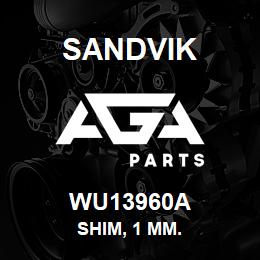 WU13960A Sandvik SHIM, 1 MM. | AGA Parts