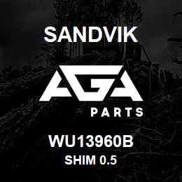 WU13960B Sandvik SHIM 0.5 | AGA Parts