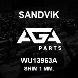 WU13963A Sandvik SHIM 1 MM. | AGA Parts