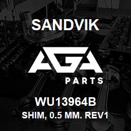 WU13964B Sandvik SHIM, 0.5 MM. REV1 | AGA Parts